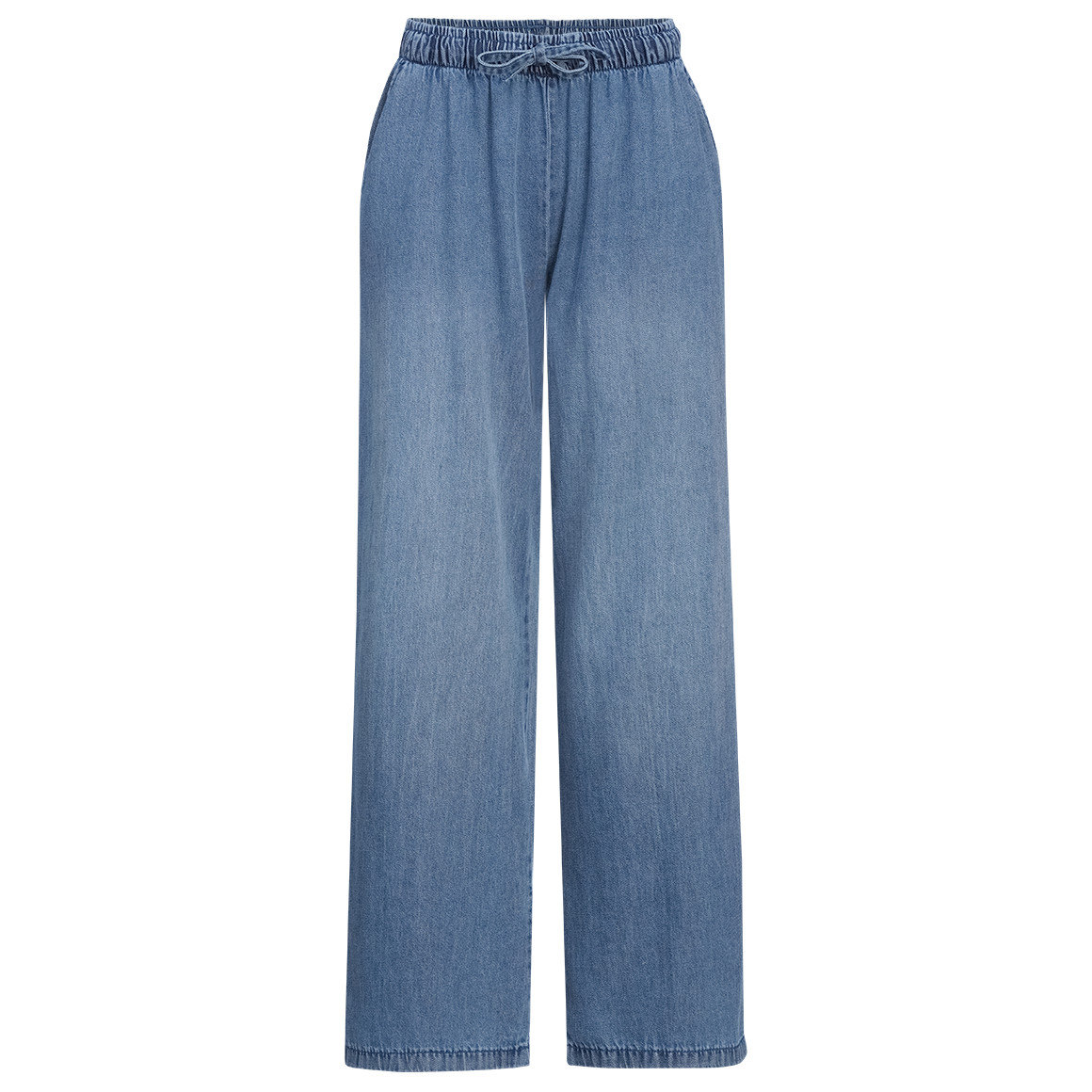 Damen Wide-Leg-Jeans mit breitem Bund Damen Wide-Leg-Jeans mit breitem Bund von Gina