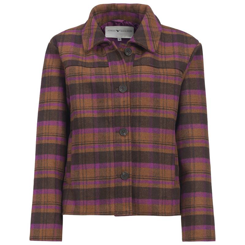Damen Wolljacke mit Karo-Muster Damen Wolljacke mit Karo-Muster von Gina