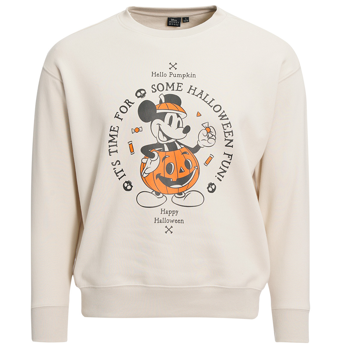 Micky Maus Sweatshirt in Halloween-Optik Micky Maus Sweatshirt in Halloween-Optik von Gina