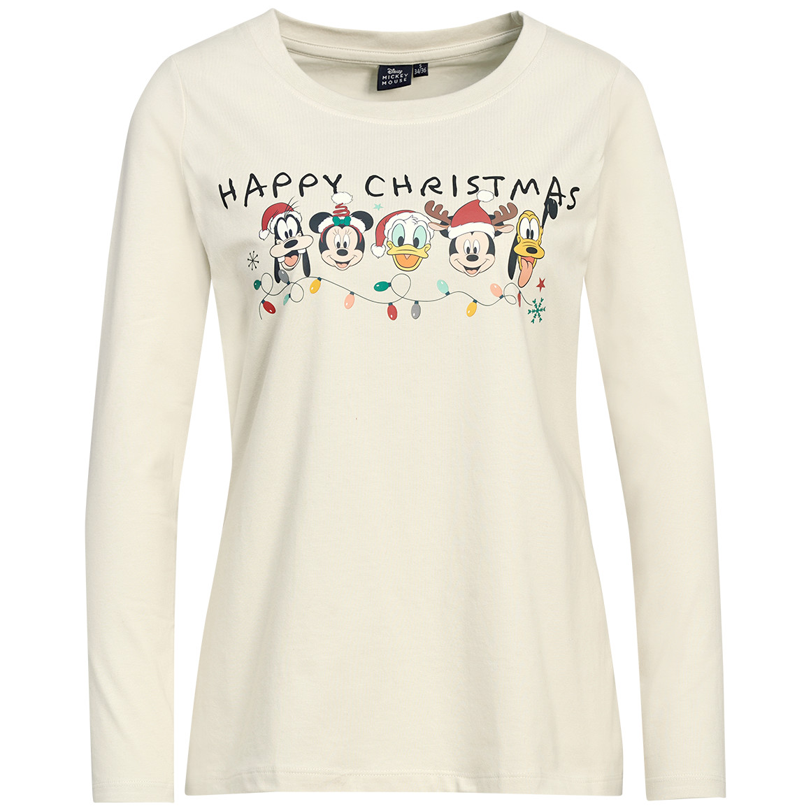 Micky Maus Weihnachtsshirt mit Print von Gina