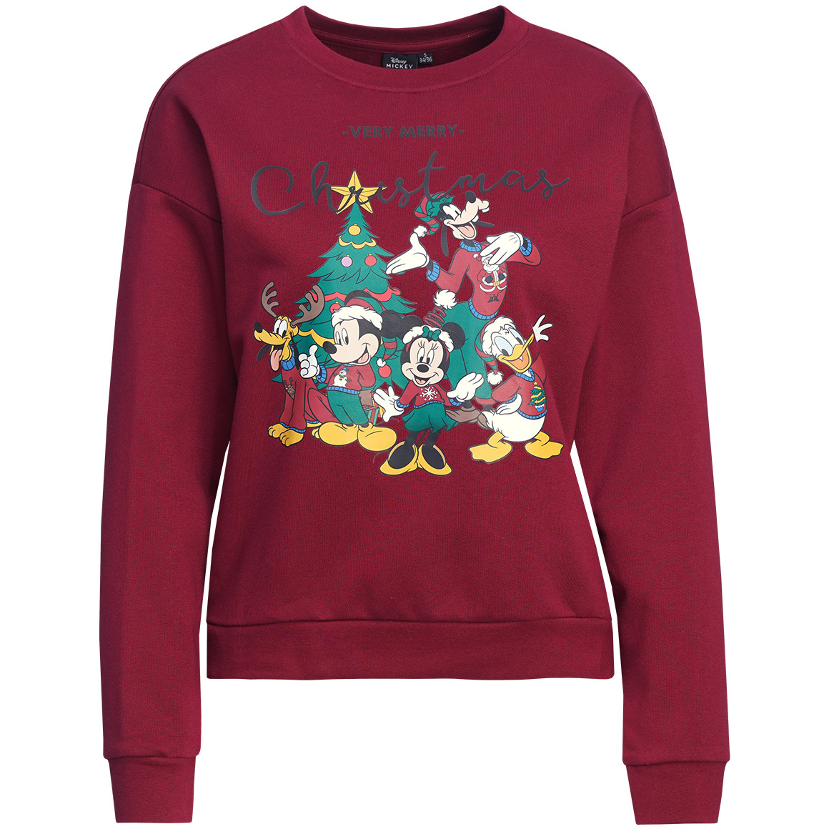 Micky Maus Weihnachtssweatshirt mit Print Micky Maus Weihnachtssweatshirt mit Print von Gina