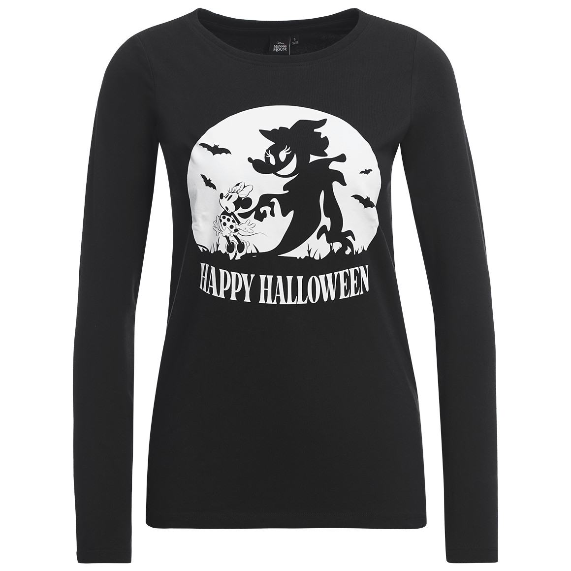 Minnie Maus Langarmshirt im Halloween-Look von Gina