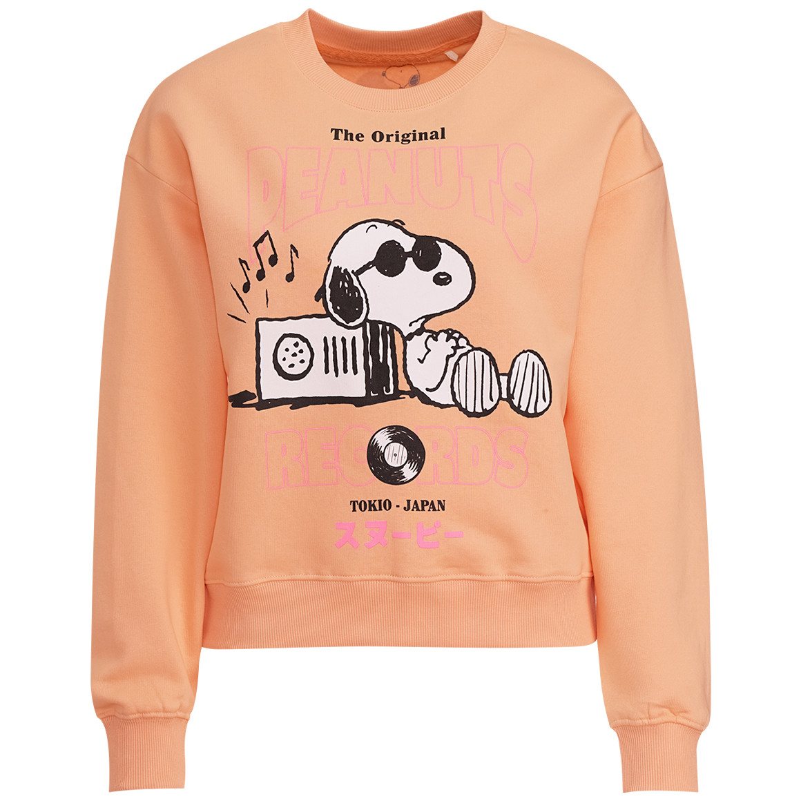 Peanuts Sweatshirt mit Brust-Print von Gina