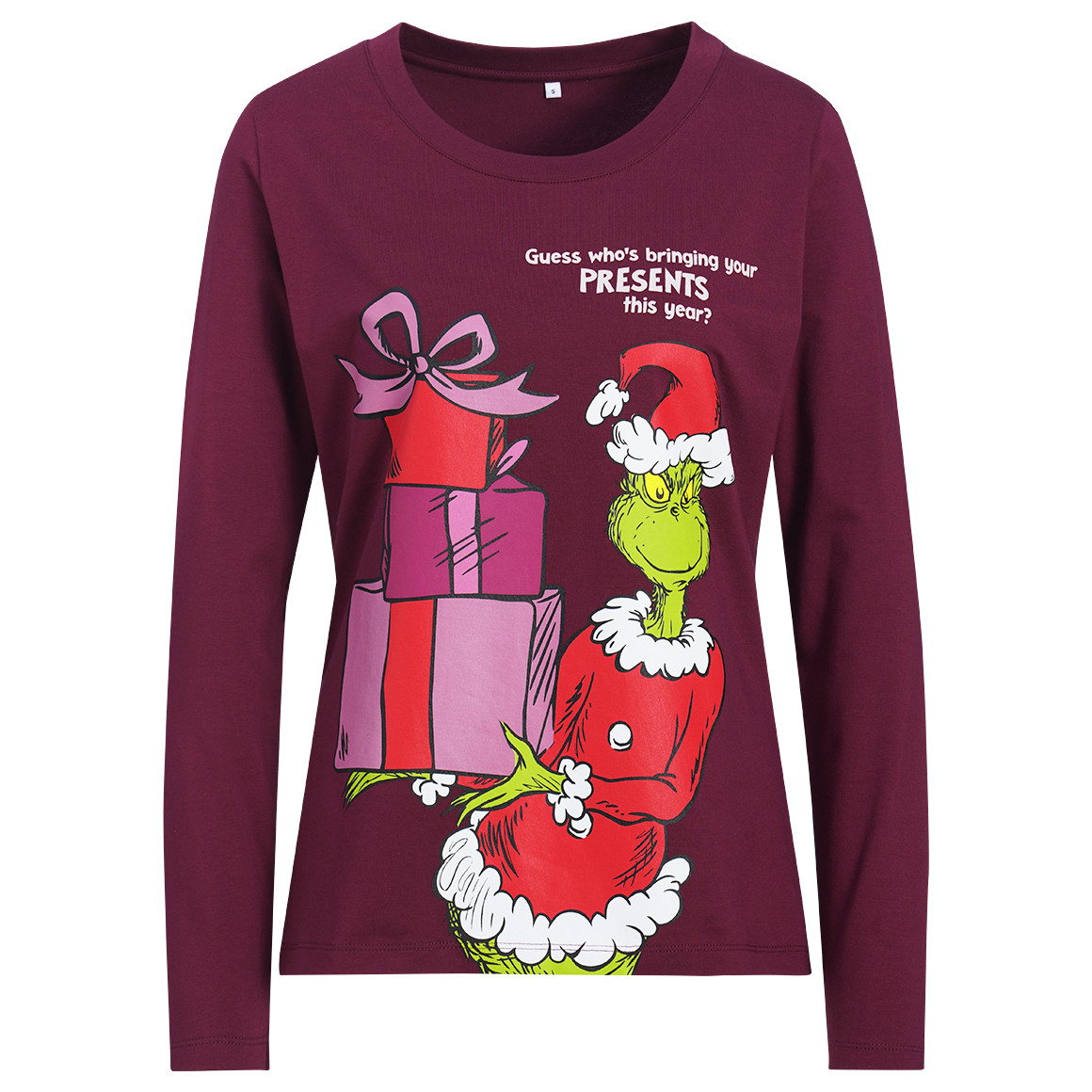 The Grinch Weihnachtsshirt mit Print The Grinch Weihnachtsshirt mit Print von Gina