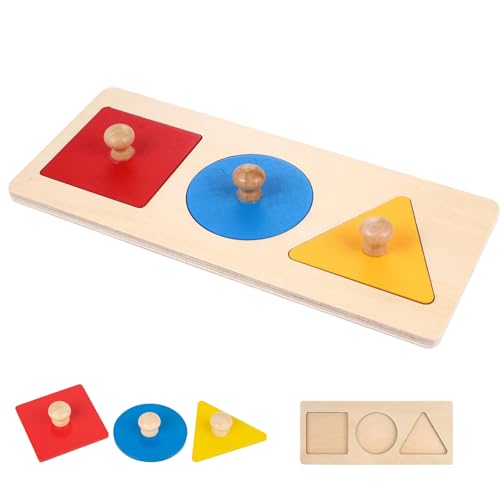 Ginddy Geometrisches Puzzle,Montessori Mehrere Form Holz Puzzle,Holzpuzzle Steckpuzzle Board Für Baby Kleinkinder Kinder Lernspielzeug Ginddy Geometrisches Puzzle,Montessori Mehrere Form Holz Puzzle,Holzpuzzle Steckpuzzle Board Für Baby Kleinkinder Kinder Lernspielzeug von Ginddy