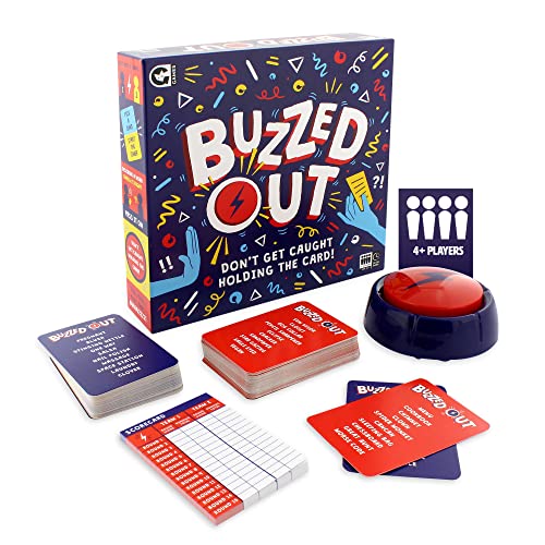 Buzzed Out The Quick-Fire Fun Kartenspiel Bestes Spiel für große Gruppen – Stundenlanger Familienspaß mit diesem Team spielen, süchtig machend, schnelllebig, Wortbeschreibungsspiel – Top Fun Christmas Games 2022 von Ginger Fox Buzzed Out The Quick-Fire Fun Kartenspiel Bestes Spiel für große Gruppen – Stundenlanger Familienspaß mit diesem Team spielen, süchtig machend, schnelllebig, Wortbeschreibungsspiel – Top Fun Christmas Games 2022 von Ginger Fox von Ginger Fox