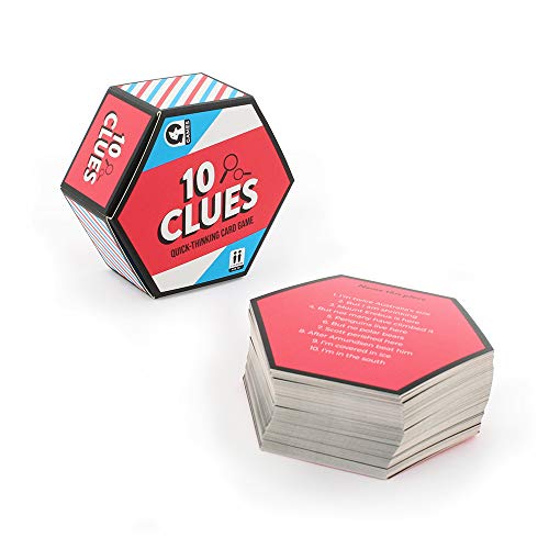 Ginger Fox 10 Clues Quick Thinking Fire Round Party Card Game - Guess The Answers with The Fewest Clues to Win Ginger Fox 10 Clues Quick Thinking Fire Round Party Card Game - Guess The Answers with The Fewest Clues to Win von Ginger Fox