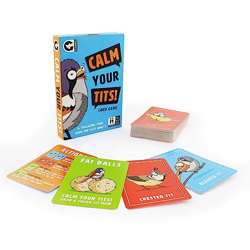 Ginger Fox Calm Your Birds Silly Kartenspiel | Laugh-Out-Loud Adult Fun with Friends at Party Games Night | Passende Paare Spielen für Erwachsene basierend auf lustigen Naturnamen | 3+ Spieler, ab 16 von Ginger Fox
