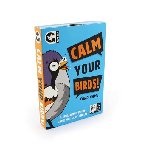 Ginger Fox Calm Your Birds Silly Kartenspiel | Laugh-Out-Loud Adult Fun with Friends at Party Games Night | Passende Paare Spielen für Erwachsene basierend auf lustigen Naturnamen | 3+ Spieler, ab 16 von Ginger Fox