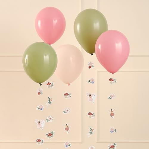Ballon-Bündel mit bedruckten Luftballons und Schwänzen, 5 Stück, Geburtstagsparty-Dekor von Ginger Ray