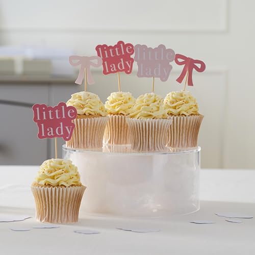 Cupcake-Topper "Little Lady" - 12 Stück in Hell- und Dunkelrosa für Babypartys, Babypartys, Cupcake-Topper Cupcake-Topper "Little Lady" - 12 Stück in Hell- und Dunkelrosa für Babypartys, Babypartys, Cupcake-Topper von Ginger Ray