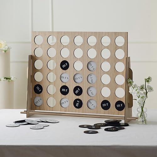 Ginger Ray Connect 4 Hochzeitsspiel-Set mit Mr & Mrs-Zählern für Hochzeitsgäste Ginger Ray Connect 4 Hochzeitsspiel-Set mit Mr & Mrs-Zählern für Hochzeitsgäste von Ginger Ray