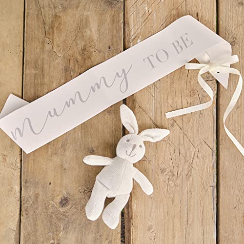 Ginger Ray Cream Mummy to Be Baby Shower Schärpe mit cremefarbenem Band von Ginger Ray