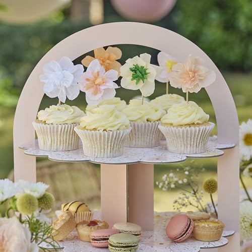 Ginger Ray Cupcake-Topper aus Krepppapier, verschiedene Blumen, 12 Stück Ginger Ray Cupcake-Topper aus Krepppapier, verschiedene Blumen, 12 Stück von Ginger Ray