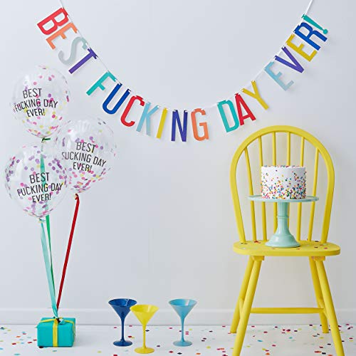 Ginger Ray Freche Party Wimpelkette mit Aufschrift "Best Day Ever", mehrfarbig Ginger Ray Freche Party Wimpelkette mit Aufschrift "Best Day Ever", mehrfarbig von Ginger Ray