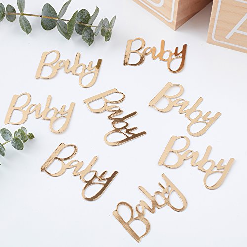 Ginger Ray Gold Foiled Baby Shower Konfetti von Ginger Ray