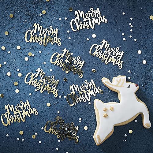 Ginger Ray Gold Foiled Scripted Merry Christmas 14 g von Ginger Ray