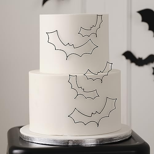 Ginger Ray Halloween Black Wire Fledermaus Party Kuchen Dekorationen 5 Stück von Ginger Ray