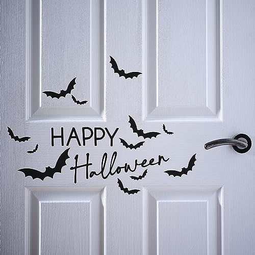 Ginger Ray Happy Halloween Bats Door Aufkleber-Dekorationsset von Ginger Ray