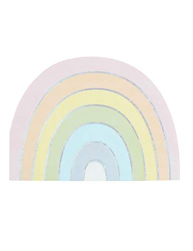 Ginger Ray Papierservietten, Pastellfarben, Regenbogen-Form, 16 Stück, Mittel von Ginger Ray