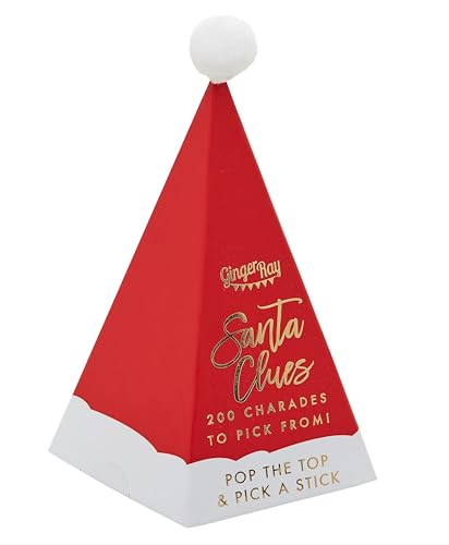 Ginger Ray Santa Hat Christmas Charades Family Party Game - Ginger Games von Ginger Ray