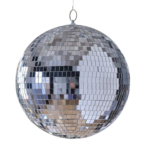 Ginger Ray Silver Disco Ball Hanging Party Decoration for Birthdays or New Year's Eve Parties 30cm von Ginger Ray