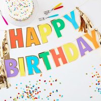 "Happy Birthday" Girlande, 3m "Happy Birthday" Girlande, 3m von Ginger Ray