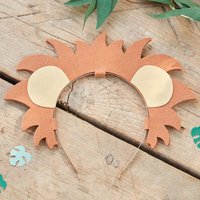Löwen-Stirnband, Kopfschmuck zur Dschungelparty, 1 Stück, 11cm x 14cm Löwen-Stirnband, Kopfschmuck zur Dschungelparty, 1 Stück, 11cm x 14cm von Ginger Ray