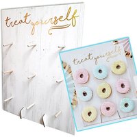 Treat Yourself Donut Wand, witzige "Etagere", Holzoptik, 32cm x 42cm Treat Yourself Donut Wand, witzige "Etagere", Holzoptik, 32cm x 42cm von Ginger Ray