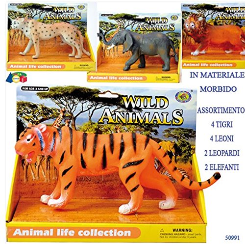 Ginmar SRL - Packung Tiere Zoo weich Ass. 50991 SRL - 46217 von Ginmar