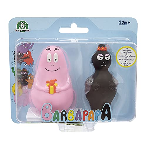 Giochi Preziosi Barbapapa Barbamamma & Barbapapa, Set 2 Minifiguren, Serie 1, alle zum Sammeln, für Kinder ab 12 Monaten, BAP04100 von Giochi Preziosi
