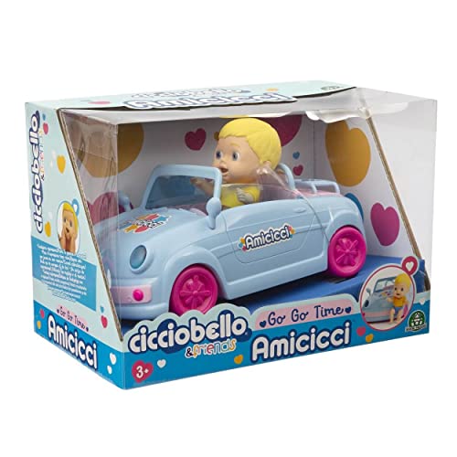 Giochi Preziosi Cicciobello Amicicci Auto Cabrio mit Mini-Figur, für Kinder ab 3 Jahren, wertvolle Spiele CC020000 von Cicciobello