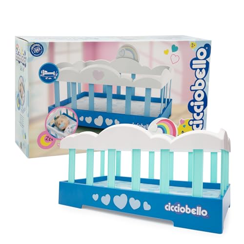 Cicciobello Kinderbett für Puppe Cicciobello Original, buntes Möbelstück und mit Gitter, zum Schmücken und Träumen Ihres Cicciobello, für Kinder ab 2 Jahren Cicciobello Kinderbett für Puppe Cicciobello Original, buntes Möbelstück und mit Gitter, zum Schmücken und Träumen Ihres Cicciobello, für Kinder ab 2 Jahren von Giochi Preziosi