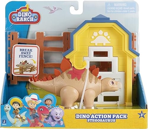 Giochi Preziosi Dino Ranch Brontosaurus Playset Action mit Dinosaurus, der Dinosaurier ist ungefähr 10 cm groß und wie im Fernsehen gesehen, für Kinder ab 3 Jahren, DNA05400 von Giochi Preziosi