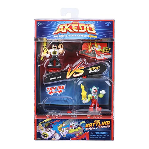 Giochi Preziosi Akedo Chux Lee VS Epic Crackup, komplettes Spielset für Schlachtbeginn, 2 Akedo Krieger und 2 Controller inklusive, für Kinder ab 6 Jahren, AKE01300, Mehrfarbig Giochi Preziosi Akedo Chux Lee VS Epic Crackup, komplettes Spielset für Schlachtbeginn, 2 Akedo Krieger und 2 Controller inklusive, für Kinder ab 6 Jahren, AKE01300, Mehrfarbig von Giochi Preziosi