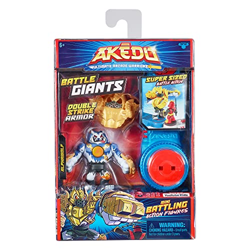 Giochi Preziosi Akedo Giant Einzelfigur Alphawolf, Controller mit Knopfdruck, Rüstung für Doppelverteidigung, für Kinder ab 6 Jahren, AKE05200, Mehrfarbig Giochi Preziosi Akedo Giant Einzelfigur Alphawolf, Controller mit Knopfdruck, Rüstung für Doppelverteidigung, für Kinder ab 6 Jahren, AKE05200, Mehrfarbig von Giochi Preziosi
