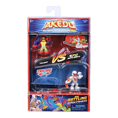 Giochi Preziosi Akedo Tail Whip VS Epic White Wraith, komplettes Spielset zum Starten, 2 Akedo Krieger und 2 Controller inklusive, für Kinder ab 6 Jahren, AKE01500 Giochi Preziosi Akedo Tail Whip VS Epic White Wraith, komplettes Spielset zum Starten, 2 Akedo Krieger und 2 Controller inklusive, für Kinder ab 6 Jahren, AKE01500 von Giochi Preziosi