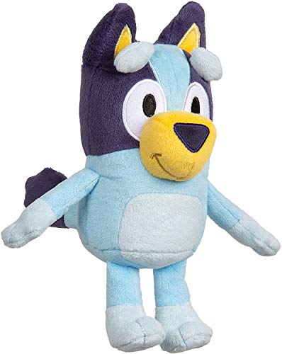 Bluey weiches Plüschtier, ca. 20 cm, mit Details wie im Cartoon, für Kinder ab 3 Jahren, BLY06100, Giochi Preziosi, Mehrfarbig von Bluey