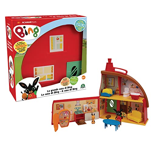 Giochi Preziosi BNG36000 Playset das große Haus von Bing mit 2 Figuren, mit 3 Räumen und viel Zubehör, für Kinder ab 18 Monaten, Mehrfarbig Giochi Preziosi BNG36000 Playset das große Haus von Bing mit 2 Figuren, mit 3 Räumen und viel Zubehör, für Kinder ab 18 Monaten, Mehrfarbig von Giochi Preziosi