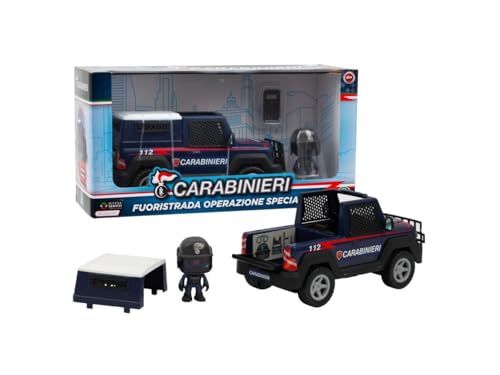 Giochi Preziosi Carabinieri – Set Jeep und Figur Mini Action Hero 7 cm hoch von Carabinieri, Carabinieri Fahrzeug, Spielzeugwagen, für Kinder ab 4 Jahren Giochi Preziosi Carabinieri – Set Jeep und Figur Mini Action Hero 7 cm hoch von Carabinieri, Carabinieri Fahrzeug, Spielzeugwagen, für Kinder ab 4 Jahren von Giochi Preziosi