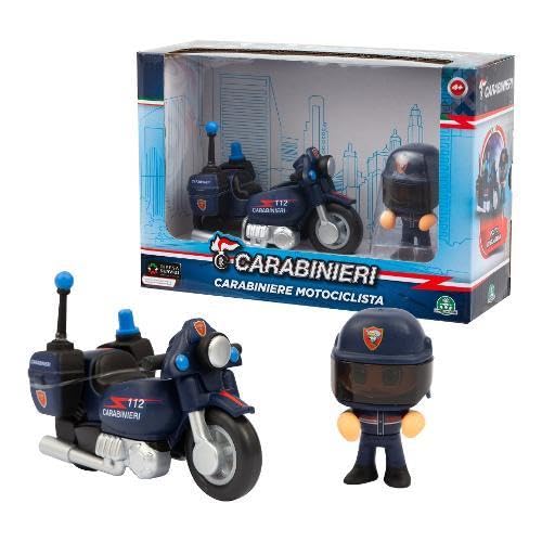 Giochi Preziosi Carabinieri – Set bestehend aus Mini-Motorrad und Mini-Action-Held, Höhe 7 cm, mit funktionsfähigem Carabinieri und Funkgerät, für Kinder ab 4 Jahren Giochi Preziosi Carabinieri – Set bestehend aus Mini-Motorrad und Mini-Action-Held, Höhe 7 cm, mit funktionsfähigem Carabinieri und Funkgerät, für Kinder ab 4 Jahren von Giochi Preziosi