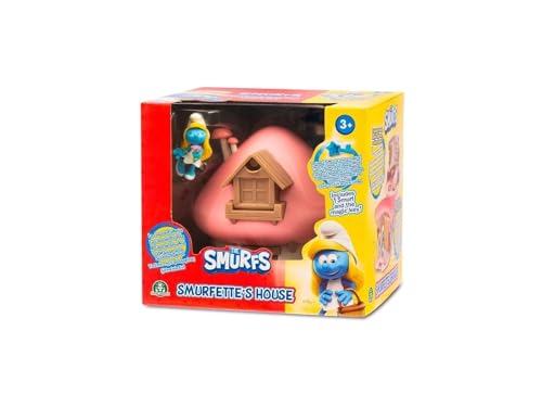 Giochi Preziosi Die Schlümpfe, magisches Haus, das Sich öffnet, mit 1 Figur 5,5 cm und Zubehör, zufällige Modelle, Spielzeug für Kinder ab 3 Jahren, PUF20 von Giochi Preziosi