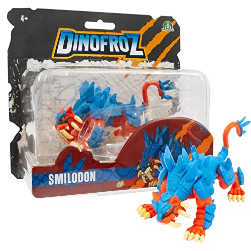 Giochi Preziosi, Dinofroz Smilodon 12 cm und beweglich, eine Figur aus der Serie Dino & Draghi, für Kinder ab 3 Jahren von Giochi Preziosi