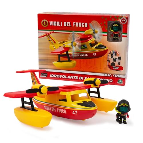 Giochi Preziosi Feuerwehr - Canadair Feuerwehr-Spielzeug, 7 cm große Figur inklusive Gelenk, reich an Zubehör, für Kinder ab 4 Jahren Giochi Preziosi Feuerwehr - Canadair Feuerwehr-Spielzeug, 7 cm große Figur inklusive Gelenk, reich an Zubehör, für Kinder ab 4 Jahren von Giochi Preziosi