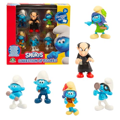 Giochi Preziosi Les Schtroumpfs, PUF14 Set mit 6 Figuren, 5,5 cm, Davon 1 exklusiv, zufällige Modelle, Spielzeug für Kinder ab 3 Jahren Giochi Preziosi Les Schtroumpfs, PUF14 Set mit 6 Figuren, 5,5 cm, Davon 1 exklusiv, zufällige Modelle, Spielzeug für Kinder ab 3 Jahren von Giochi Preziosi