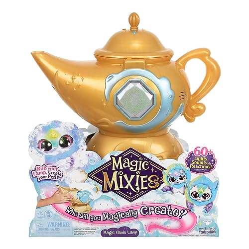 Giochi Preziosi Magic Mixies Magische Lampe, interaktives Spiel mit interaktivem Plüsch für Kinder, Spiele für Mädchen ab 3 Jahren, magischer Ring, Effekt Nebel und Lichter, Blau Giochi Preziosi Magic Mixies Magische Lampe, interaktives Spiel mit interaktivem Plüsch für Kinder, Spiele für Mädchen ab 3 Jahren, magischer Ring, Effekt Nebel und Lichter, Blau von Giochi Preziosi