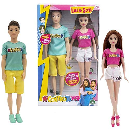 Giochi Preziosi - Ich gegen Sofì und Luì Fashion Doll Paar, Mehrfarbig, MEC33000 von Giochi Preziosi