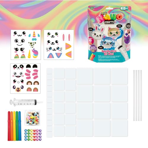 Giochi Preziosi Nano Craft Deluxe Bubble and Animal Squishy Kit mit Nano Tape – enthält 36 aufblasbare Teile, Sticker, Wasserspritze, Marker, Edelsteine und Konfetti, ab 6 Jahren Giochi Preziosi Nano Craft Deluxe Bubble and Animal Squishy Kit mit Nano Tape – enthält 36 aufblasbare Teile, Sticker, Wasserspritze, Marker, Edelsteine und Konfetti, ab 6 Jahren von Giochi Preziosi