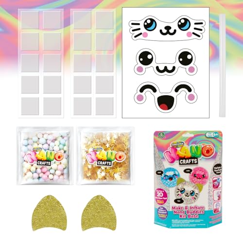Giochi Preziosi Nano Craft Kit zur Herstellung von bis zu 20 Blasen mit Nano-Klebeband, erstellen Sie aufblasbare Freunde und Dekorationen Sticker, Sterne und Bunte Bälle, für Kinder ab 6 Jahren Giochi Preziosi Nano Craft Kit zur Herstellung von bis zu 20 Blasen mit Nano-Klebeband, erstellen Sie aufblasbare Freunde und Dekorationen Sticker, Sterne und Bunte Bälle, für Kinder ab 6 Jahren von Giochi Preziosi