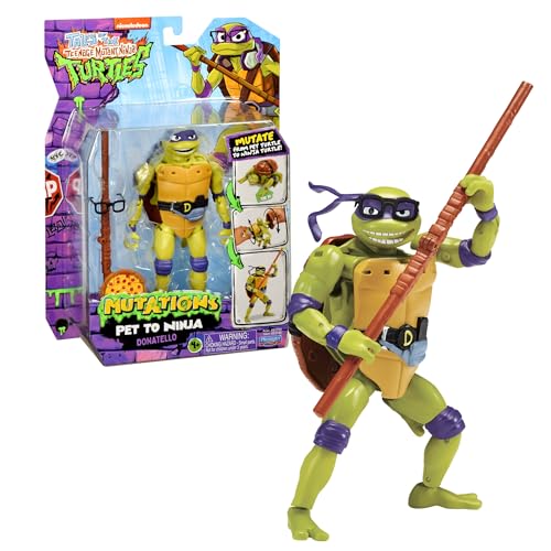 Ninja Turtles, 1 Deluxe-Figur, 15 cm, wandelbar, Modell Donatello, für Kinder ab 4 Jahren TU8381 Ninja Turtles, 1 Deluxe-Figur, 15 cm, wandelbar, Modell Donatello, für Kinder ab 4 Jahren TU8381 von TORTUGAS NINJA